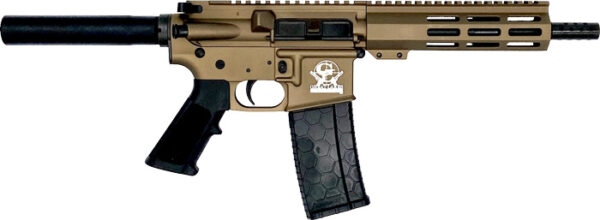 GLFA AR15 PISTOL 223 WYLDE - 7.5" NITRIDE BARREL BRONZE — view 1