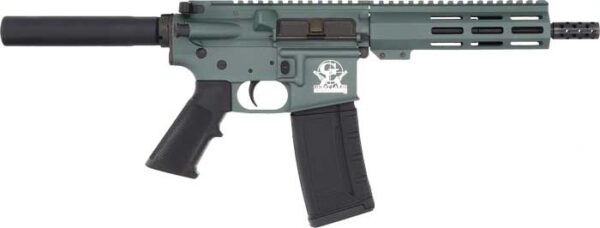 GLFA AR15 PISTOL 223 WYLDE - 7.5" NITRIDE BBL CHARCOAL GRN — view 1