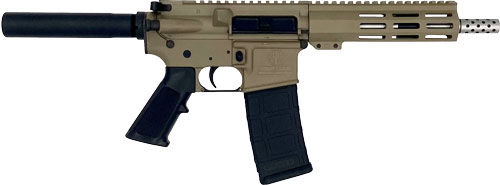 GLFA AR15 PISTOL 223 WYLDE - 7.5" STAINLESS BBL FDE — view 1