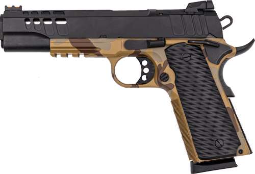 GREAT LAKES FIREARMS 1911 HGA 45ACP 5 IN BBL RMSC OPTIC CUT PORTED SLIDE MISSION SAHARA/SS — view 1