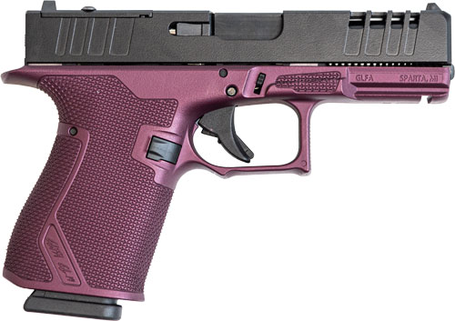 GLFA 19 STRIKER 9MM 4" 15 SHOT - BLACK SLIDE BLACK CHERRY FRAME — view 1