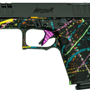 GLFA 19 STRIKER 9MM 4" 15 SHOT - BLK SLIDE SPLATTER BLACK FRAME — view 2