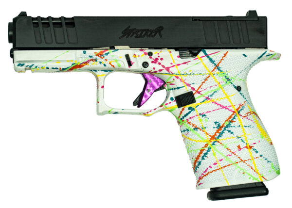 GLFA 19 STRIKER 9MM 4 SPLATTER WHITE OR 15RD — view 1