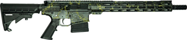 GLFA AR10 RIFLE 308 BUNDLE 16" - W/ 5 KNIVES LICHEN BLACK — view 1