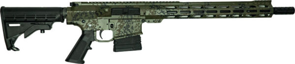 GLFA AR10 RIFLE 308 BUNDLE 16" - W/ 5 KNIVES LICHEN GREEN — view 1