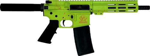 GLFA AR15 PISTOL 223 WYLDE - 7.5" NITRIDE ZOMBIE SPLATTER — view 1
