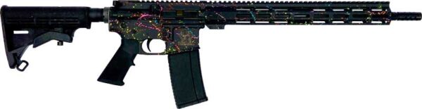 GLFA AR15 SPLATTER 223 WYLDE - 16" 1:8 NIT BBL BLACK — view 1