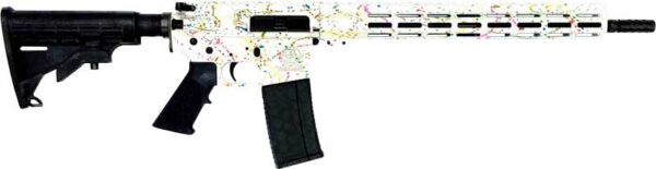 GLFA AR15 SPLATTER 223 WYLDE - 16" NIT BBL WHITE — view 1