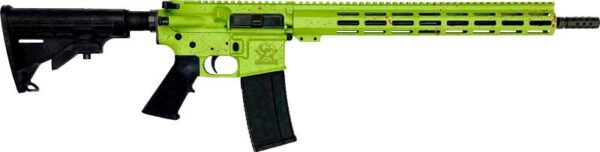 GLFA AR15 SPLATTER 223 WYLDE - 16" NIT BBL ZOMBIE GREEN — view 1