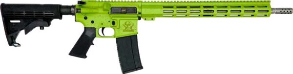 GLFA AR15 SPLATTER 223 WYLDE - 16" S/S BBL ZOMBIE GREEN — view 1