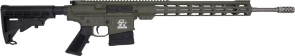 GLFA AR10 RIFLE 6.5CM 20" S/S - BBL 10-SHOT OD GREEN — view 1