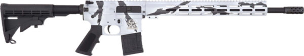 GLFA AR15 RIFLE 223 WYLDE - 16" NIT BBL PURSUIT SNOW CAMO — view 1
