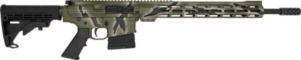 GLFA AR10 RIFLE 308 WIN 18" - NIT 10RD PURSUIT GREEN CAMO — view 1