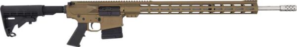 GLFA AR10 RIFLE 243 WIN - 24" S/S BBL 5-SHOT BRONZE — view 1