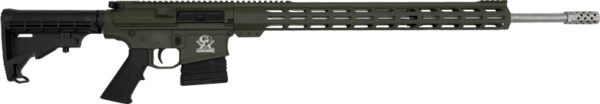 GLFA AR10 RIFLE 243 WIN - 24" S/S BBL 5-SHOT OD GREEN — view 1