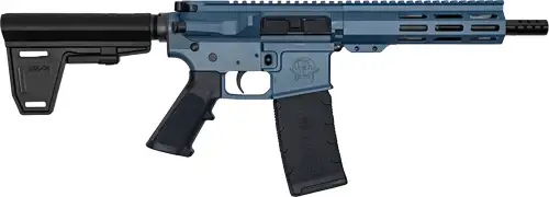 GREAT LAKES FIREARMS GL-15 HGA 223 WYLDE 7.5IN BBL ORC  BLUE TITANIUM/NITRIDE 30RD GFAB001 BRACE — view 1