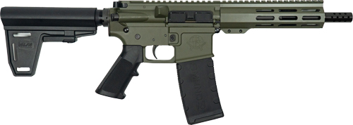 GLFA AR15 PISTOL W/BRACE 223 - WYLDE 7.5" NITRIDE OD GREEN — view 1