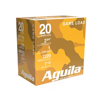 HIGH VELOCITY GAME LOAD 20 GAUGE 2-3/4'' 1OZ #7.5 SHOT 25/BOX — view 1