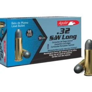 AGUILA AMO 32 S&W LONG 98GR FMJ 50RD (20 BOXES PER CASE)