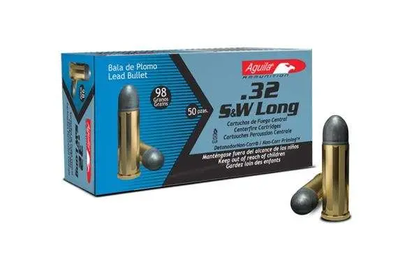 AGUILA AMO 32 S&W LONG 98GR FMJ 50RD (20 BOXES PER CASE) — view 1