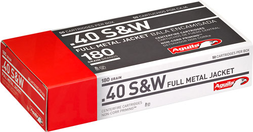 AGUILA 40 SW 180GR FMJ-FN - 50RD 20BX/CS — view 1