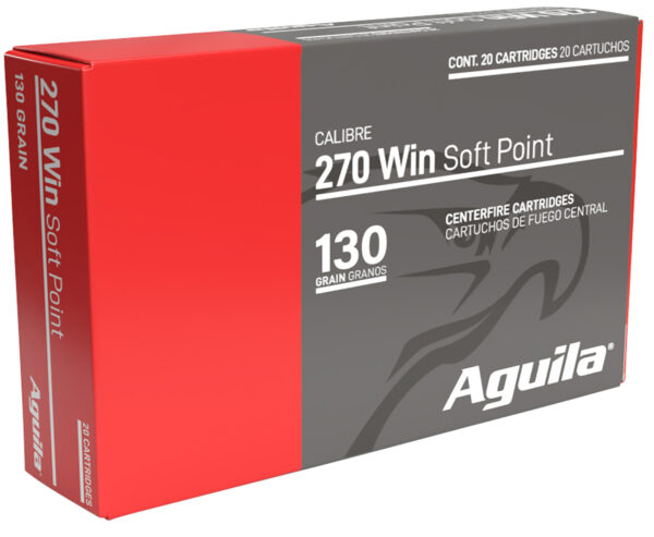 Aguila 8053AG   270Win 130gr InterLock Boat Tail Soft Point 20 Per Box/10 Case — view 1