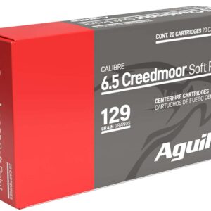 AGUILA AMO 6.5 CREEDMOOR 129GR SP 20RD 2820FPS (10 BOX CASE)