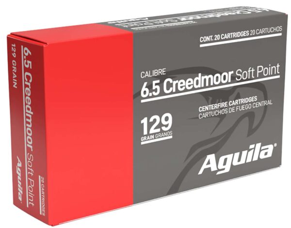 AGUILA AMO 6.5 CREEDMOOR 129GR SP 20RD 2820FPS (10 BOX CASE) — view 1