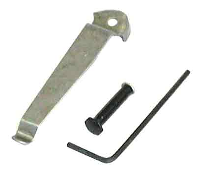 KEL-TEC BELT CLIP FOR P-32 & - P-3AT STAINLESS LEFT SIDE — view 1