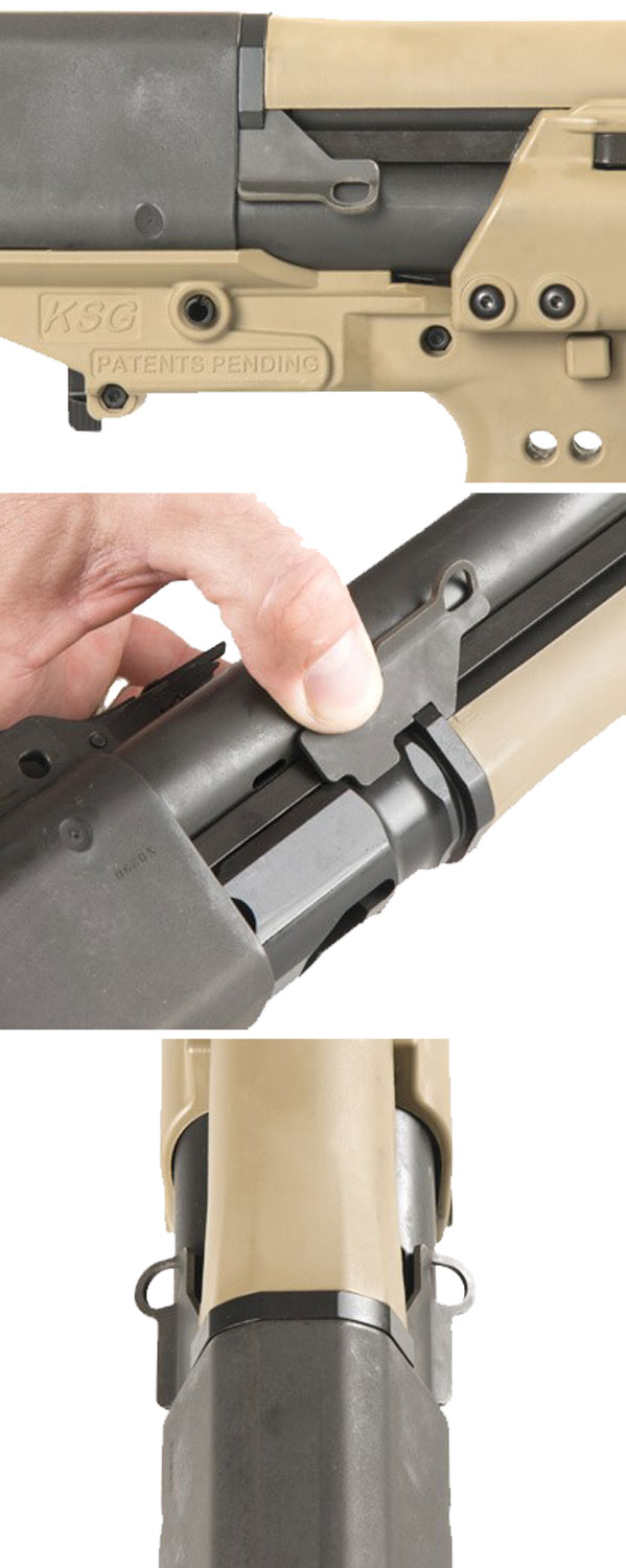 Kel-Tec KSG515 Single Point Sling Attachment Black Steel — view 1