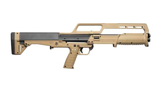 KELTEC KSG SHOTGUN SGP 410GA PICATINNY RAILS 18.5" BBL W/SLING 14-RD SYN TAN — view 1