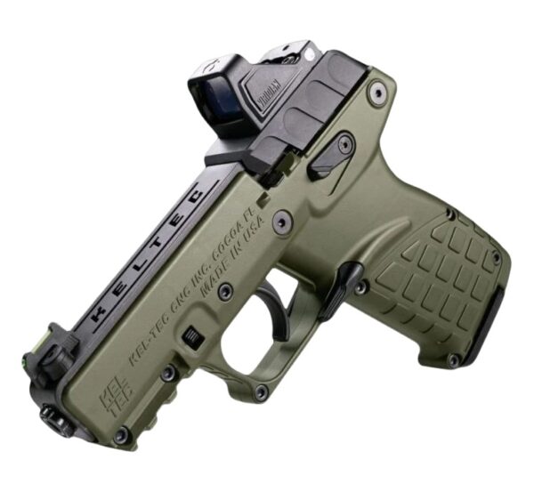 Kel-Tec P17BGRNOPTIC P17  22 LR 16+1 3.80" w/Optic & Holster Green — view 1