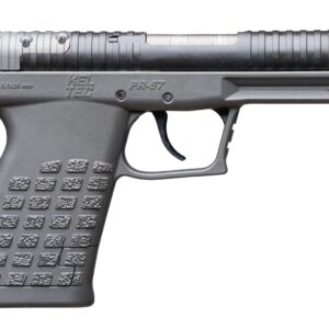 Kel-Tec PR57TNG PR-5.7  Compact Frame 5.7x28mm 20+1 4" Stainless Steel Rotary Barrel, Black Optic Ready/Serrated Slide, Tungsten Gray Frame & Textured Grip