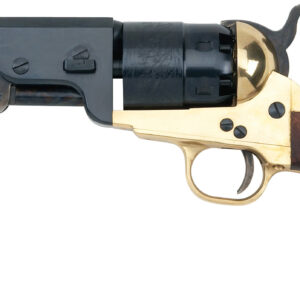 Pietta PF51BR44512 1851 Sheriff 44 Cal 5.50" 6rd Shot Brass Frame, Blued Cylinder, Blued Octagon Barrel, Walnut Grip