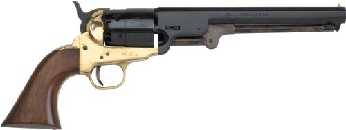 E.M.F. 1851 NAVY BRASS 44 CAL - 7.5" OCTAGON BLUED WALNUT — view 1