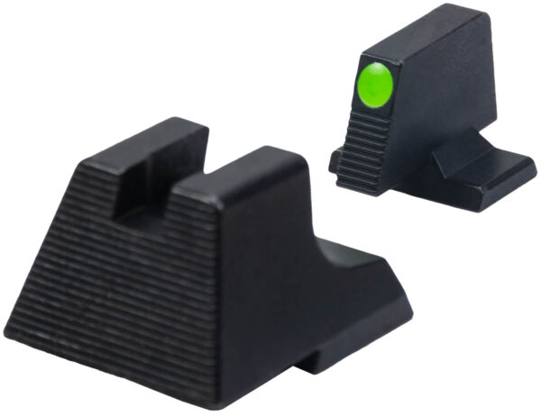 HK 51000934   Iron Sight Green Tritium Black Frame Fits HK VP9/VP40/P30/HK45 — view 1
