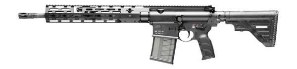 HK 81001056 MR762 7.62x51mm 10+1 16.50" Black Barrel, Black Receiver w/Picatinny Rail, M-LOK Handguard, Black Polymer Stock, Black Polymer Grip, Ambidextrous — view 1