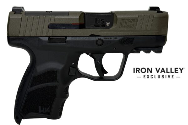 CC9 Micro Comp 9mm 3.32" OR Grn/Blk 1-10/12rd IVS — view 1