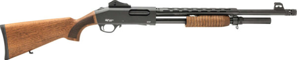 GFORCE ARMS PUMPERNICKEL GFP3 - 20GA 18.5" 5RD NICKEL/WALNUT — view 1