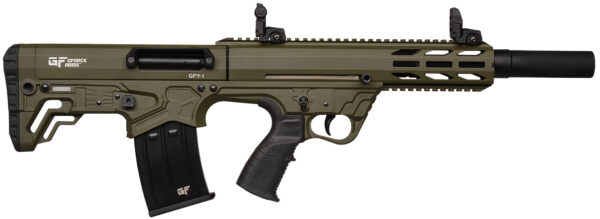 Gforce Arms GFY11220ODG GFY-1 USA 12 Gauge Semi-Auto 3" 5+1 18.50" Black Threaded Barrel, OD Green Cerakote Aluminum Receiver w/Picatinny Rail, OD Green Bullpup Polymer Stock, Polymer Grip — view 1