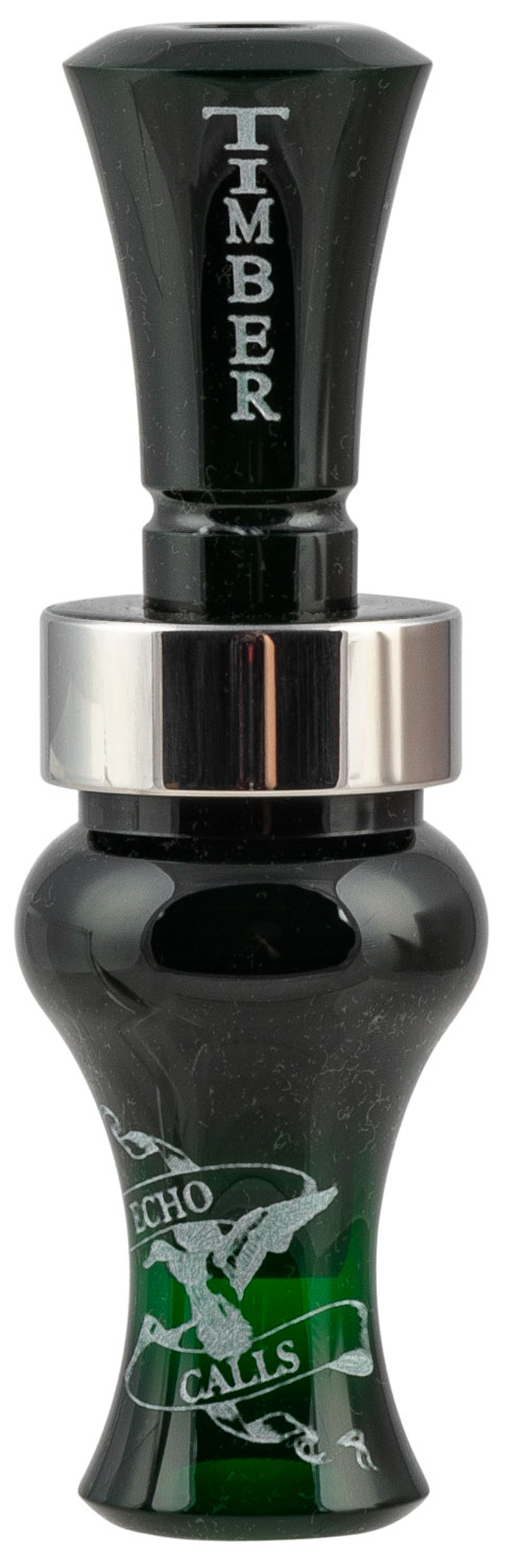 Echo Calls 77766 Timber  Single Reed Mallard Hen Sounds Attracts Ducks Dark Green Acrylic — view 1
