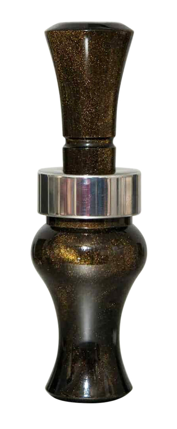 Echo Calls 78905 Meat Hanger  Double Reed Mallard Sounds Attracts Ducks Black Gold Pearl Acrylic — view 1