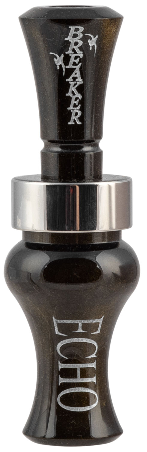 Echo Calls 78909 Breaker  Single Reed Mallard Hen Sounds Attracts Ducks Black Gold Pearl Acrylic — view 1