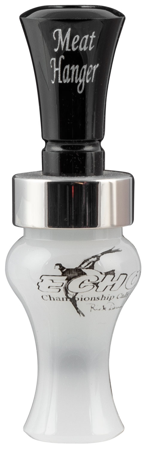 Echo Calls 79010 Meat Hanger  Double Reed Mallard Sounds Attracts Ducks Black/Pearl Acrylic — view 1
