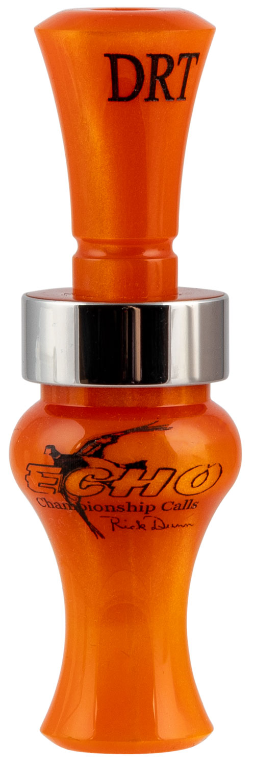 Echo Calls 79026 Timber  Double Reed Mallard Sounds Attracts Ducks Orange Pearl Acrylic — view 1