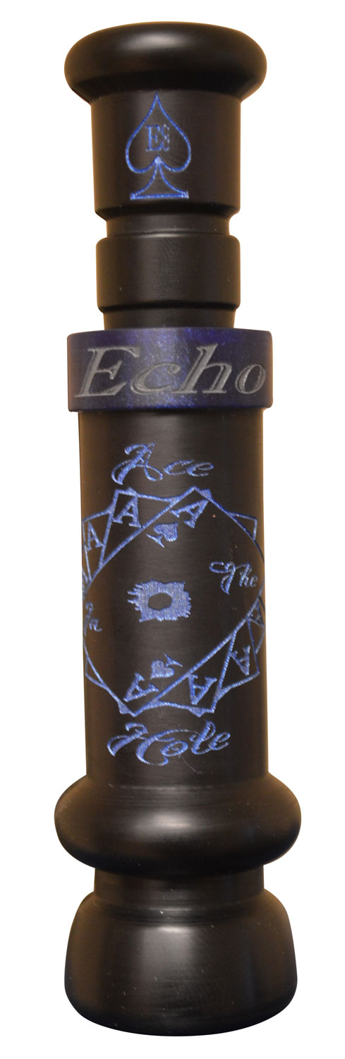 Echo Calls 90022 Ace in The Hole  Single Reed Attracts Ducks/ Mallard Sounds Matte Black Acrylic — view 1