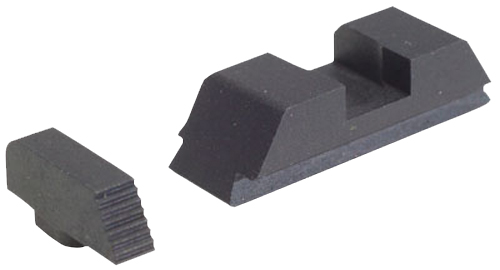 AmeriGlo GT504 Range Series Sight Set for Glock  Black Serrated Front-Black Rear — view 1