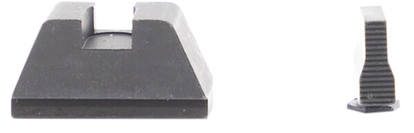 AmeriGlo GL429 Optic Compatible Sight Set for Glock  XL Tall Serrated Front Sight-Black Rear Sight — view 1