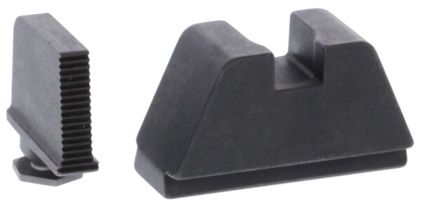 AmeriGlo GL470 Optic Compatible Sight Set for Glock  2XL Tall Serrated Front Sight- Black Rear Sight — view 1
