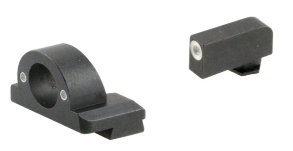 AmeriGlo GL5125 Ghost Ring Sight Set for Glock  Green Tritium White Outline Front Sight-Green Tritium Rear Sight — view 1